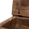 Solid Wood Coffee Table; Solid Wood Trunk Coffee Table